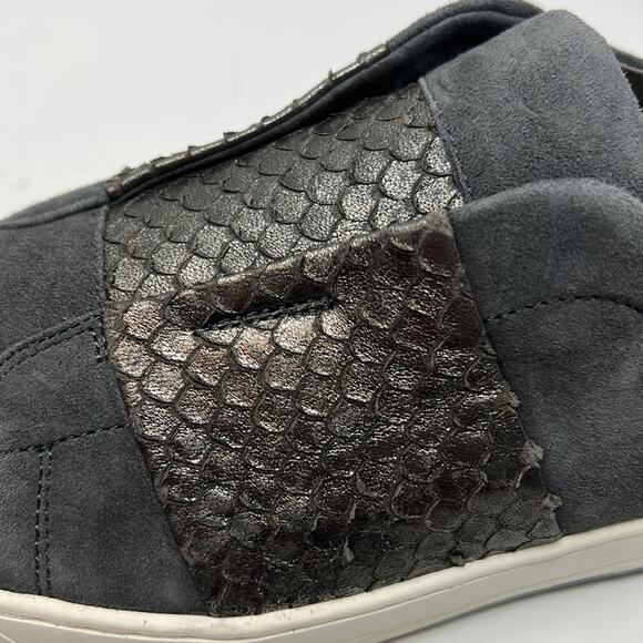 Johnston & Murphy Women's Pewter Gray Slip-On Sneakers Size 9 - Picture 9 of 15